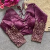 Pinki 30 Fendi Silk Embroidery Work Blouse Bulk Orders In India